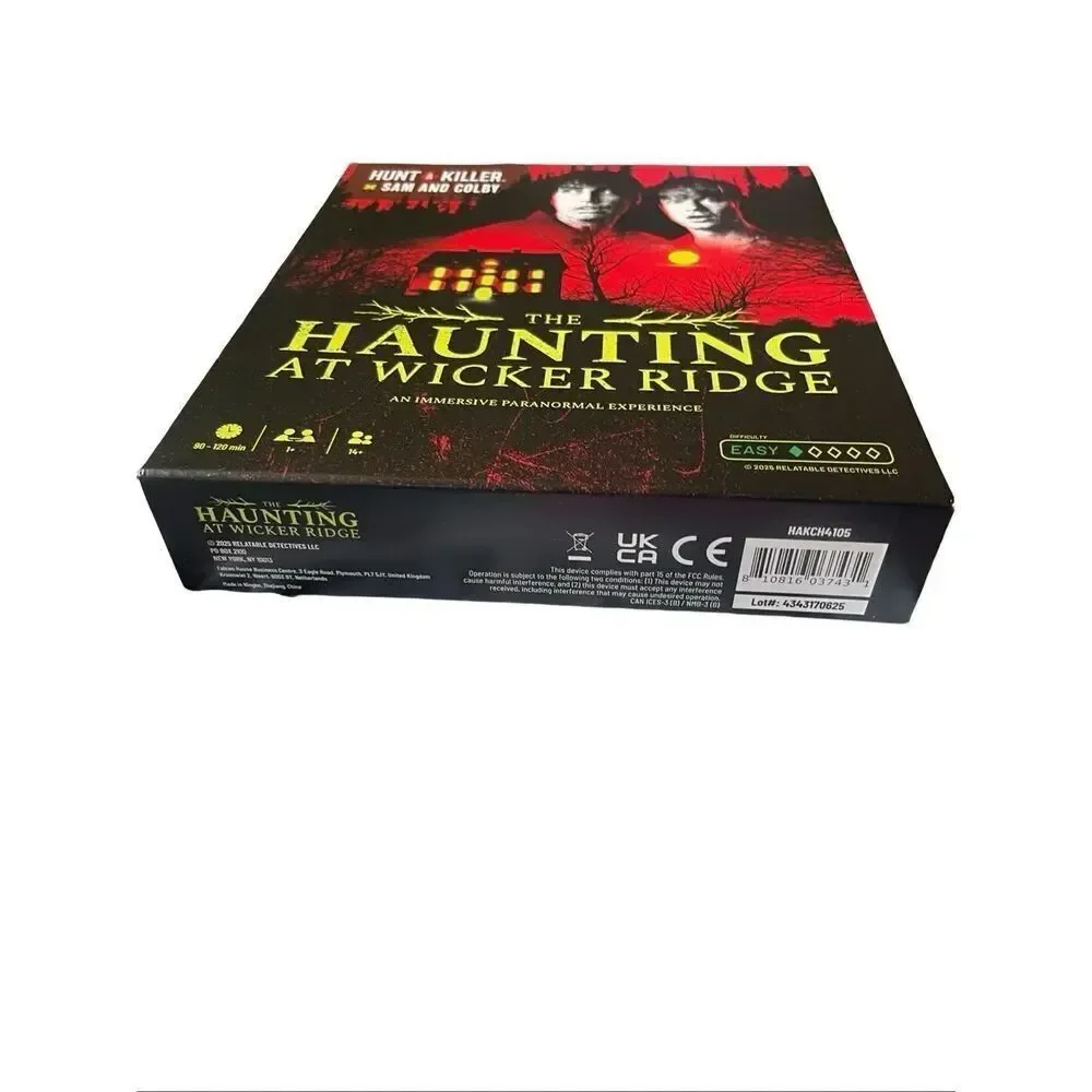 Hunt A Killer x Sam and Colby The Haunting at Wicker Ridge Mystery Board Game